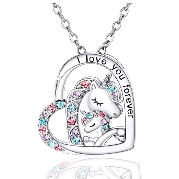 Other - You are Magical Necklace for Girls Crystal Heart Pendant Necklaces Jewelry Gifts
